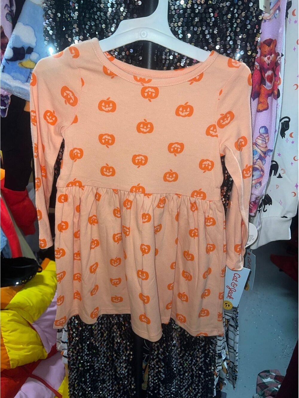 Girls Halloween pumpkin dress size 3t